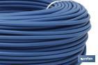 Rollo Cable Eléctrico de 100 m | H07V-K | Sección de cable de varias medidas | Color: Azul - Cofan