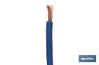 Rollo Cable Eléctrico de 100 m | H07V-K | Sección de cable de varias medidas | Color: Azul - Cofan
