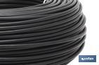 Rollo de Cable Eléctrico H07V-K | Sección de cable de varias medidas | Longitud: 100 m | Color: Negro - Cofan