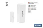 Sensor inteligente para puertas y ventanas | Conexión WiFi y Bluetooth | Funciona con aplicación Smart Life o Tuya | Compatible con Alexa y Google | Protección antirrobo - Cofan