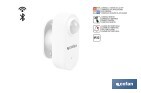 Sensor de movimiento inteligente | Conexión WiFi y Bluetooth | Funciona con aplicación Smart Life o Tuya | Compatible con Alexa y Google | Seguridad en el hogar - Cofan