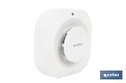 Detector de humo inteligente | Conexión WiFi y Bluetooth | Aplicación Smart Life o Tuya | Compatible con Alexa y Google | Seguridad en el hogar - Cofan