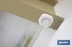 Detector de humo inteligente | Conexión WiFi y Bluetooth | Aplicación Smart Life o Tuya | Compatible con Alexa y Google | Seguridad en el hogar - Cofan
