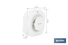 Detetor de fumo inteligente | Ligação WiFi e Bluetooth | Aplicação Smart Life ou Tuya | Compatível com Alexa e Google | Segurança doméstica - Cofan
