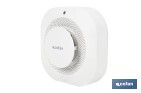 Detector de humo inteligente | Conexión WiFi y Bluetooth | Aplicación Smart Life o Tuya | Compatible con Alexa y Google | Seguridad en el hogar - Cofan