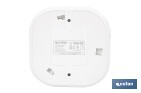 Detector de humo inteligente | Conexión WiFi y Bluetooth | Aplicación Smart Life o Tuya | Compatible con Alexa y Google | Seguridad en el hogar - Cofan