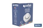 Detector de humo inteligente | Conexión WiFi y Bluetooth | Aplicación Smart Life o Tuya | Compatible con Alexa y Google | Seguridad en el hogar - Cofan