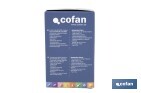 Enchufe inteligente con conexión WiFi y Bluetooth | Aplicación Smart Life o Tuya | Compatible con Alexa y Google | Control remoto | Con protección infantil - Cofan
