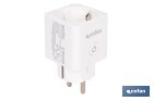 Enchufe inteligente con conexión WiFi y Bluetooth | Aplicación Smart Life o Tuya | Compatible con Alexa y Google | Control remoto | Con protección infantil - Cofan