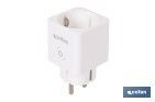 Enchufe inteligente con conexión WiFi y Bluetooth | Aplicación Smart Life o Tuya | Compatible con Alexa y Google | Control remoto | Con protección infantil - Cofan