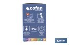 Enchufe inteligente con conexión WiFi y Bluetooth | Aplicación Smart Life o Tuya | Compatible con Alexa y Google | Control remoto | Con protección infantil - Cofan