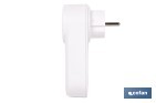Enchufe inteligente con USB y tipo C | Conexión WiFi y Bluetooth | Aplicación: Smart Life o Tuya | Compatible con Alexa y Google | Control remoto, temporizador y protección infantil - Cofan