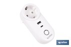 ENCHUFE INTELIGENTE CON USB Y TIPO C | CONEXIÓN WIFI Y BLUETOOTH | APLICACIÓN: SMART LIFE O TUYA | COMPATIBLE CON ALEXA Y GOOGLE | CONTROL REMOTO, TEMPORIZADOR Y PROTECCIÓN INFANTIL