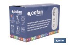 Enchufe inteligente con USB y tipo C | Conexión WiFi y Bluetooth | Aplicación: Smart Life o Tuya | Compatible con Alexa y Google | Control remoto, temporizador y protección infantil - Cofan
