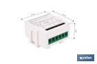 Relé individual WiFi inteligente | Automatiza interruptores o enchufes | Funcionamiento con aplicación Smart Life o Tuya | Compatible con Alexa y Google | 16 A/3520 W | Conectividad WiFi - Cofan