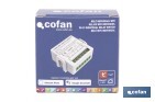 Relé individual WiFi inteligente | Automatiza interruptores o enchufes | Funcionamiento con aplicación Smart Life o Tuya | Compatible con Alexa y Google | 16 A/3520 W | Conectividad WiFi - Cofan