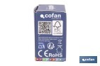 Relé individual WiFi inteligente | Automatiza interruptores o enchufes | Funcionamiento con aplicación Smart Life o Tuya | Compatible con Alexa y Google | 16 A/3520 W | Conectividad WiFi - Cofan