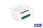Relé inteligente de 1 interruptor WiFi | Aplicación: Smart Life o Tuya | Conectividad WiFi + Bluetooth | Para luces de hasta 10 A/150 W | Compatible con Alexa y Google - Cofan