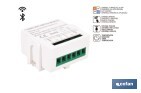 Relé inteligente de 1 interruptor WiFi | Aplicación: Smart Life o Tuya | Conectividad WiFi + Bluetooth | Para luces de hasta 10 A/150 W | Compatible con Alexa y Google - Cofan