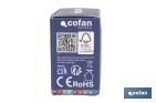 Relé inteligente de 1 interruptor WiFi | Aplicación: Smart Life o Tuya | Conectividad WiFi + Bluetooth | Para luces de hasta 10 A/150 W | Compatible con Alexa y Google - Cofan