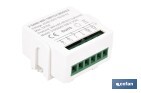 RELÉ INTELIGENTE DE 2 INTERRUPTORES WIFI | APLICACIÓN: SMART LIFE O TUYA | CONECTIVIDAD WIFI + BLUETOOTH | PARA LUCES DE HASTA 10 A/150 W | COMPATIBLE CON ALEXA Y GOOGLE