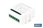 Relé inteligente de 2 interruptores WiFi | Aplicación: Smart Life o Tuya | Conectividad WiFi + Bluetooth | Para luces de hasta 10 A/150 W | Compatible con Alexa y Google - Cofan