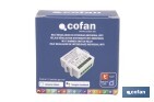 Relé regulador de intensidad individual inteligente | Control de intensidad desde la app | Conectividad WiFi 2.4 GHz | Aplicación Smart Life o Tuya | Para luces led, incandescentes y halógenas | Compatible con Alexa y Google - Cofan