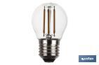 SPHERICAL LED BULB E27 FILAMENT