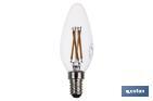 CANDLE LED BULB WITH FILAMENT