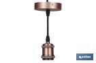 Cable pour lampe Deco Or rose - Cofan