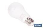 Bombillas LED classic E27 de luz fría (6500 K) | Ahorro de energía y larga duración 15.000 h de vida | Ángulo de apertura de 180° - Cofan