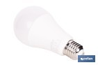 Bombillas LED classic E27 de luz fría (6500 K) | Ahorro de energía y larga duración 15.000 h de vida | Ángulo de apertura de 180° - Cofan
