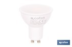 Bombillas LED GU10 de 4,9 W y 450 lúmenes | Ahorro de energía y larga duración 15.000 h de vida | Disponibles en 2 temperaturas de color - Cofan