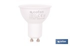 Bombillas LED GU10 de 4,9 W y 450 lúmenes | Ahorro de energía y larga duración 15.000 h de vida | Disponibles en 2 temperaturas de color - Cofan