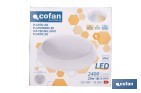 Plafón LED de 10 W y 2400 lúmenes, con 3 CCT ajustables, ahorro de energía y larga duración - Cofan