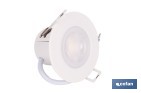 Downlight LED estanco 6 W 600 lúmenes | 3 CCT regulable, ahorro de energía y larga duración | IP65 resistente al agua y polvo - Cofan