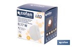 Lámpara LED quitamiedos con sensor de luz regulable. Luz nocturna infantil automática IP20 - Cofan