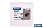 Aplique de pared LED solar exterior | Sensor crepuscular, 3000 K, 70 lm | Disponible en diferentes colores - Cofan