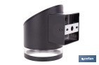 Aplique de pared LED solar exterior | Sensor crepuscular, 3000 K, 70 lm | Disponible en diferentes colores - Cofan