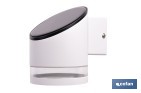 Aplique de pared LED solar exterior | Sensor crepuscular, 3000 K, 70 lm | Disponible en diferentes colores - Cofan
