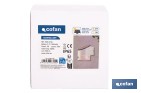 Aplique de pared LED solar exterior | Sensor crepuscular, 3000 K, 70 lm | Disponible en diferentes colores - Cofan