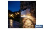 Aplique de pared LED solar exterior | Sensor crepuscular, 3000 K, 70 lm | Disponible en diferentes colores - Cofan
