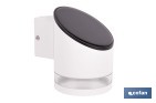 Aplique de pared LED solar exterior | Sensor crepuscular, 3000 K, 70 lm | Disponible en diferentes colores - Cofan