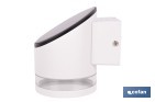 Aplique de pared LED solar exterior | Sensor crepuscular, 3000 K, 70 lm | Disponible en diferentes colores - Cofan