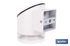 Aplique de pared LED solar exterior | Sensor crepuscular, 3000 K, 70 lm | Disponible en diferentes colores - Cofan