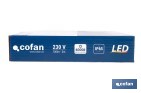 Tira de luz LED neón COB | Impermeable IP65, 8 W, 4000 K, 700 lúmenes | Longitud: 5 metros - Cofan