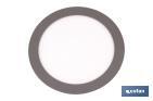 Grey round downlight "embeded" - Cofan