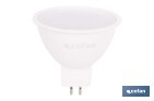 Lámpara LED COB GU-5.3 5W | 4000 K Luz Neutra | 420 lúmenes | Ángulo de 110° | 12V DC | Ahorro Energético del 90% | +50.000 Encendidos | 20.000h de Vida - Cofan