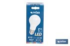 Bombilla Clásica LED con Sensor de Presencia E27 | 8,5 W - 810 lúmenes | 4000 K - luz neutra | Detección 240° <6 m | Ahorro Energético 90% | 25.000 h de Vida - Cofan