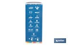 Bombilla Clásica LED con Sensor de Presencia E27 | 8,5 W - 810 lúmenes | 4000 K - luz neutra | Detección 240° <6 m | Ahorro Energético 90% | 25.000 h de Vida - Cofan